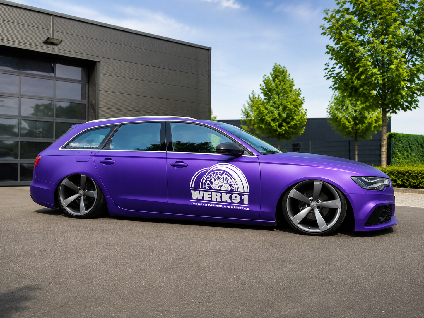 Audi A6 · Matt Violett — Vollfolierung