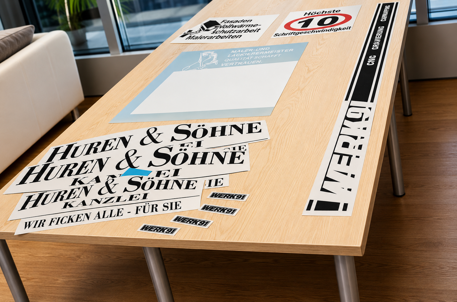Custom Sticker · Konturschnitt