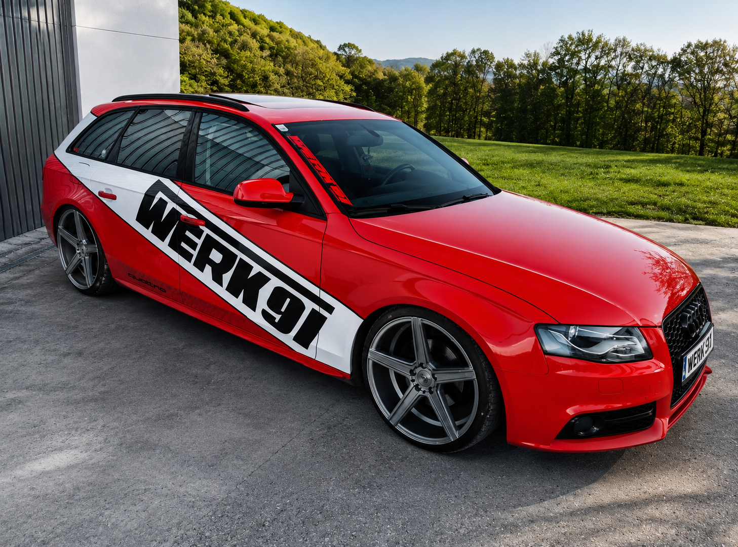 Teilfolierung · Race-Livery auf Audi S4